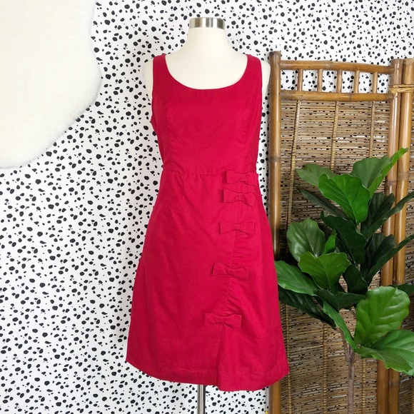 Anthropologie Dresses & Skirts - Anthropologie | Moulinette Soeurs Red Bow Dress 6
